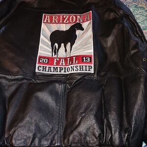 Black Bomber Varsity Jacket with Glossy Finish